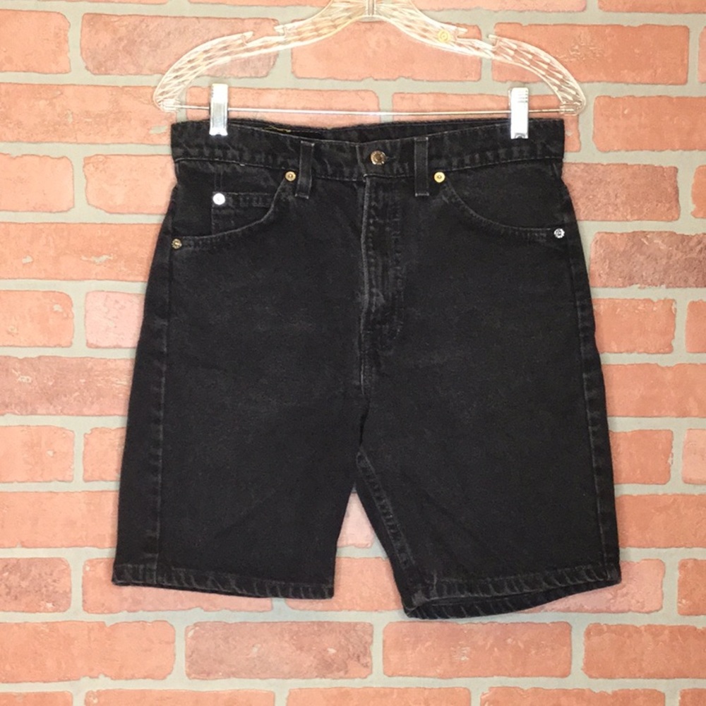 Men’s vintage Levis denim shorts black size 30